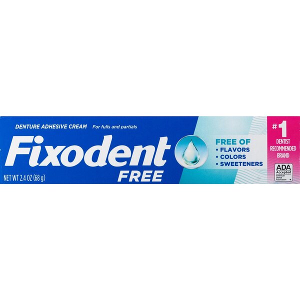 Fixodent Complete Denture Adhesive Cream, Original, 2.4 OZ