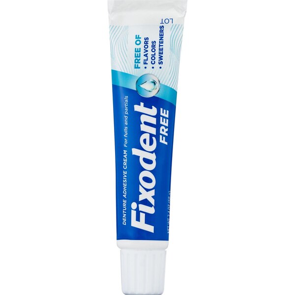 Fixodent Complete Denture Adhesive Cream, Original, 2.4 OZ