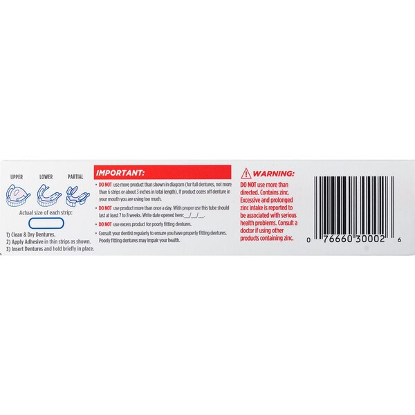 Fixodent Complete Denture Adhesive Cream, Original, 2.4 OZ