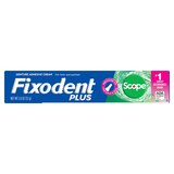 Fixodent Plus Scope Denture Adhesive Cream for Fulls and Partials, thumbnail image 1 of 9