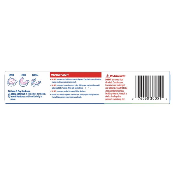 Fixodent Plus Scope Denture Adhesive Cream for Fulls and Partials
