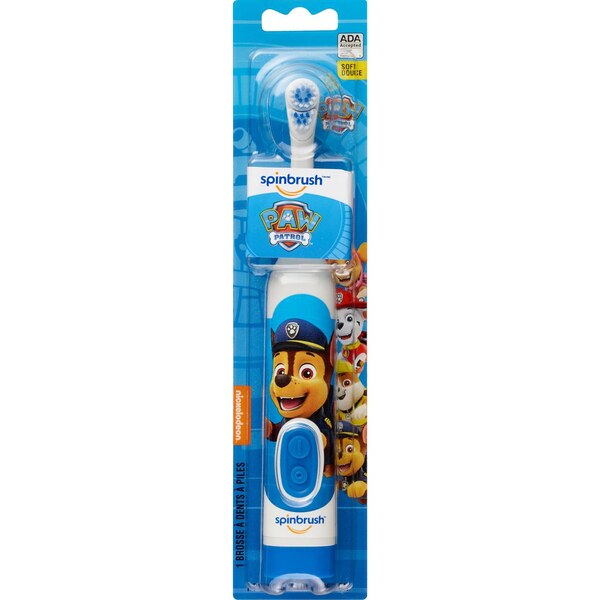 Spinbrush Electric Toothbrush, Paw Patrol, Soft