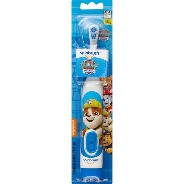 Spinbrush Electric Toothbrush, Paw Patrol, Soft