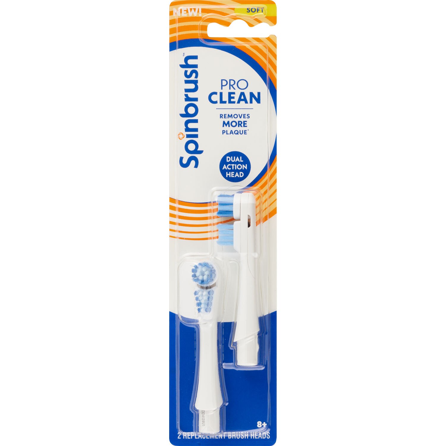 Arm & Hammer ProClean - Cabezales de repuesto para cepillo giratorio, suave