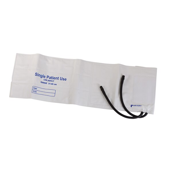 MABIS Single-Patient Use Blood Pressure Cuffs, Two-Tube, Large Adult