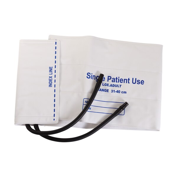 MABIS Single-Patient Use Blood Pressure Cuffs, Two-Tube, Large Adult