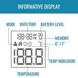 Mabis HS Touchless Infrared Thermometer, thumbnail image