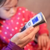 HealthSmart Non-Contact Instant Read Infrared Digital Forehead Thermometer, Gray, thumbnail image