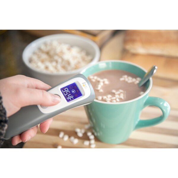 HealthSmart Non-Contact Instant Read Infrared Digital Forehead Thermometer, Gray