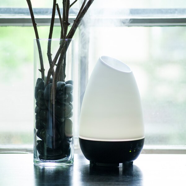 HealthSmart Aromatherapy Diffuser Cool Mist Humidifier for Essential Oils