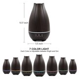 HealthSmart Aromatherapy Diffuser Cool Mist Humidifier for Essential Oils, thumbnail image