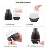 HealthSmart Aromatherapy Diffuser Cool Mist Humidifier for Essential Oils, thumbnail image