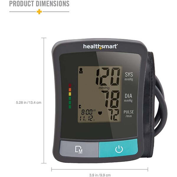 HealthSmart Standard Series Upper Arm Blood Pressure Monitor