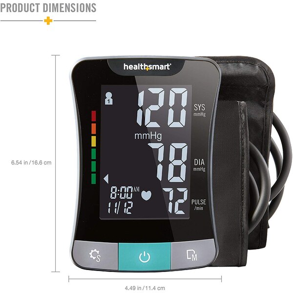 HealthSmart Premium Series Talking Upper Arm Blood Pressure Monitor