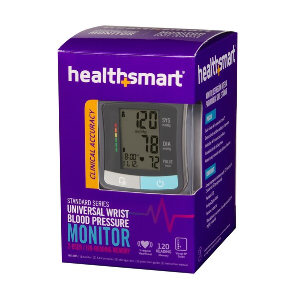 HealthSmart Standard Series Universal Wrist Blood Pressure Monitor