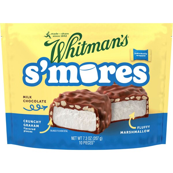 Whitman's, Milk Chocolate Classic Smores Standup Bag, 7.3 oz