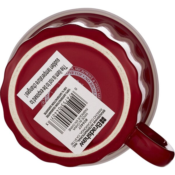 GoodCook Red Ceramic Mug with Lid