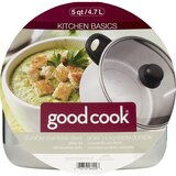 GoodCook 5 Qt Stainless Steel Dutch Oven with Lid, thumbnail image