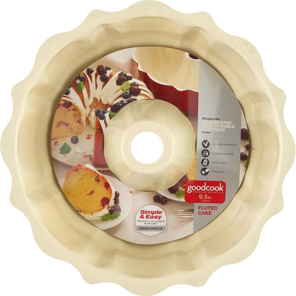 GoodCook Premium Nonstick Fluted Cake Pan