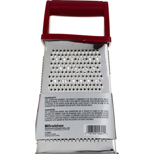 GoodCook 9in Grater with White Plastic Handle