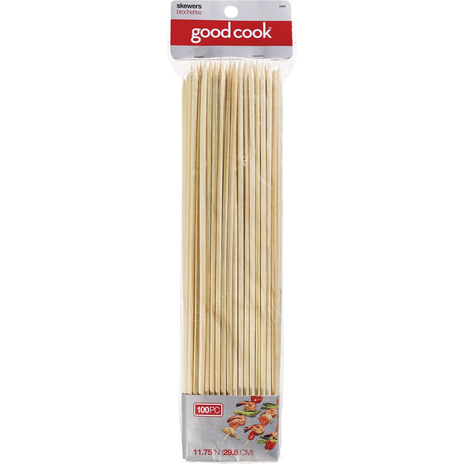 GoodCook Bamboo Skewers/Brochettes, 12 inch, 100CT