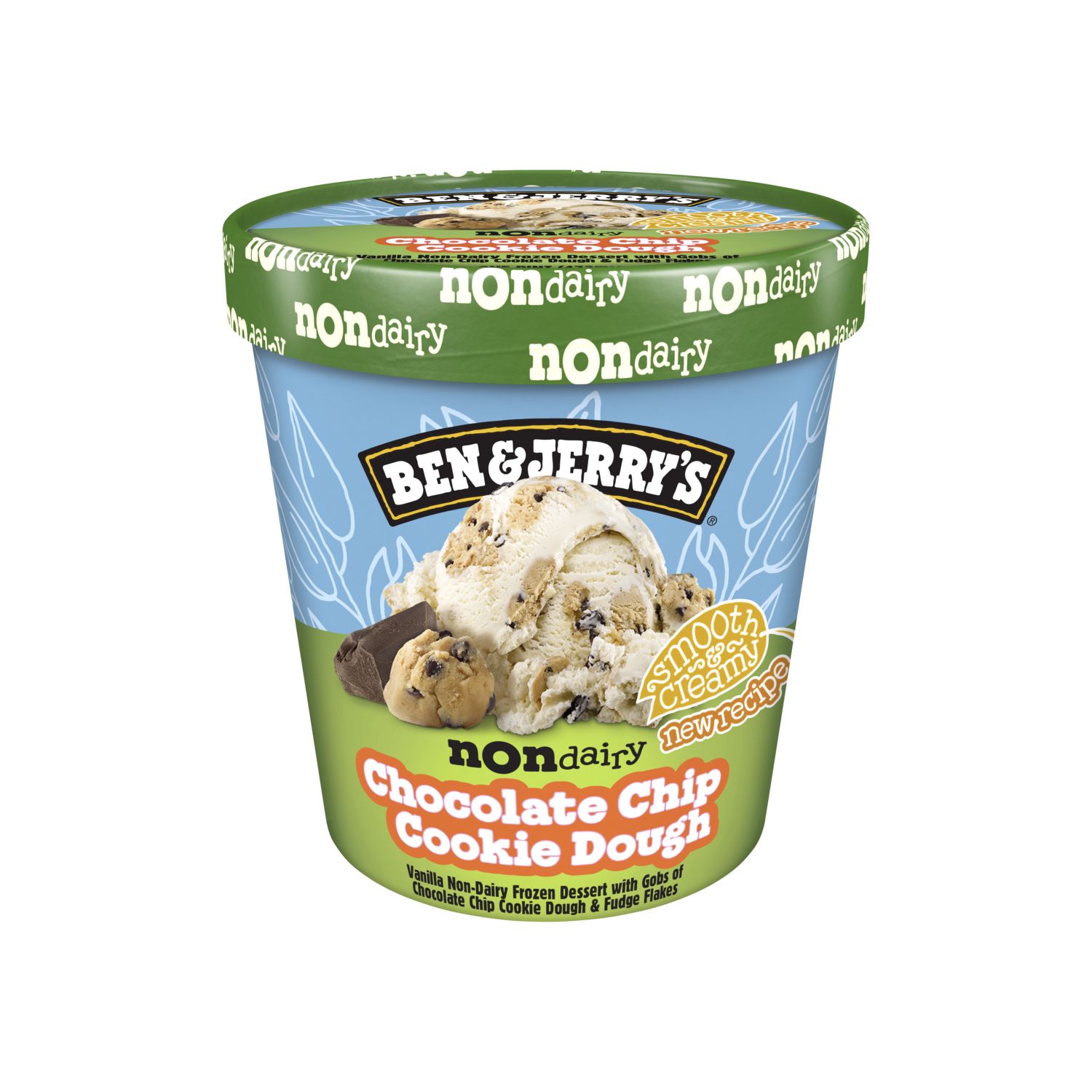 Ben & Jerry's, Non-Dairy Chocolate Chip Cookie Dough Pint, 16 oz