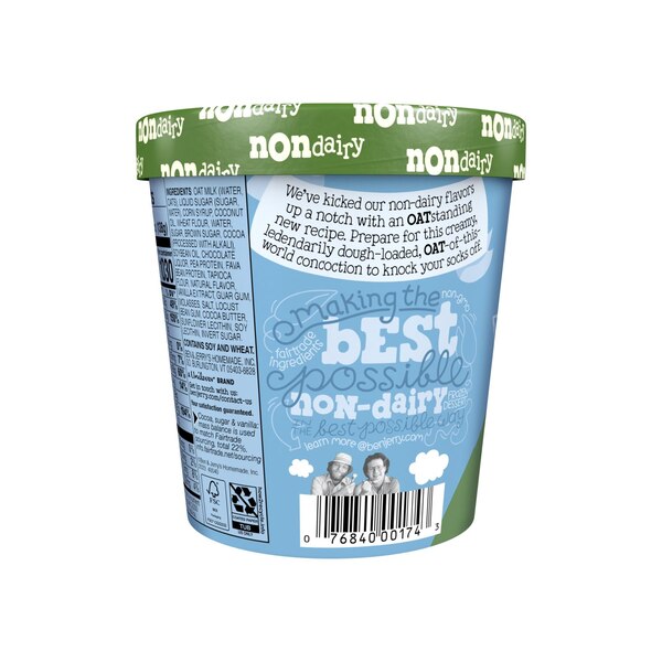 Ben & Jerry's, Non-Dairy Chocolate Chip Cookie Dough Pint, 16 oz 