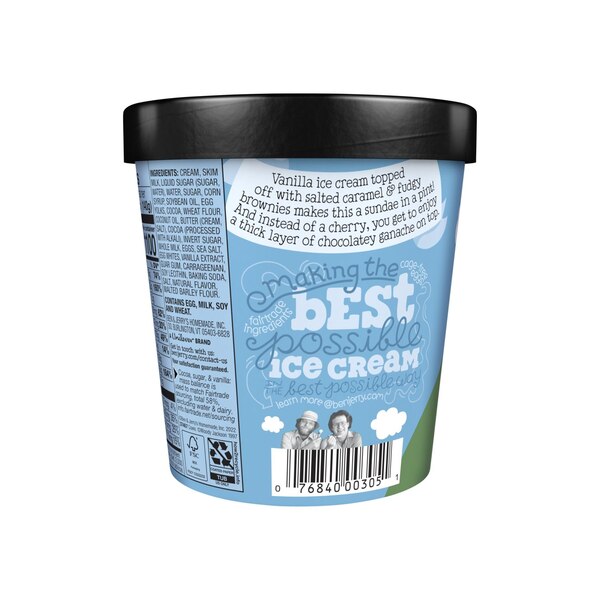 Ben & Jerry's, Topped Salted Caramel Brownie Ice Cream Pint, 16.0 oz
