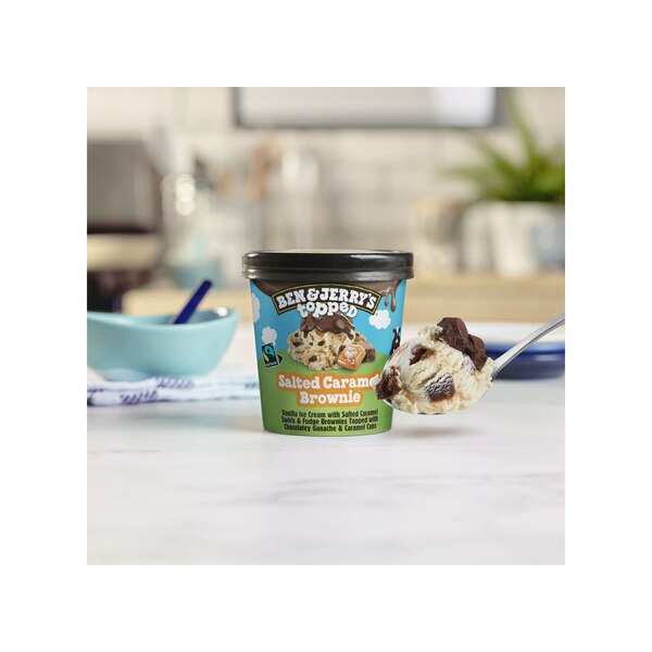 Ben & Jerry's, Topped Salted Caramel Brownie Ice Cream Pint, 16.0 oz