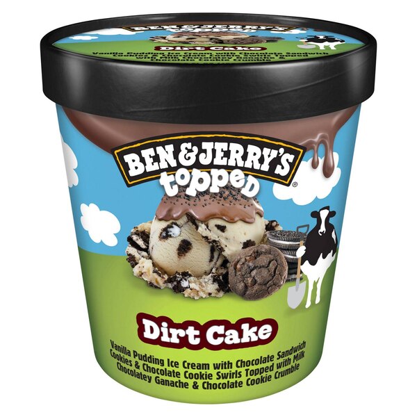 Ben and Jerry's, Topped Dirt Cake Ice Cream, 16 Oz