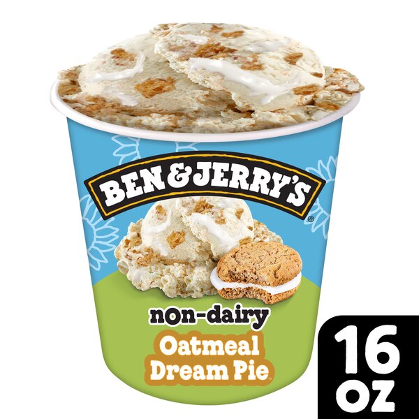 Ben & Jerry's Non-Dairy Oatmeal Dream Pie Frozen Dessert, 16 oz