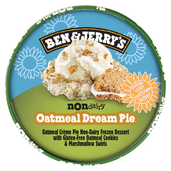 Ben & Jerry's Non-Dairy Oatmeal Dream Pie Frozen Dessert, 16 oz