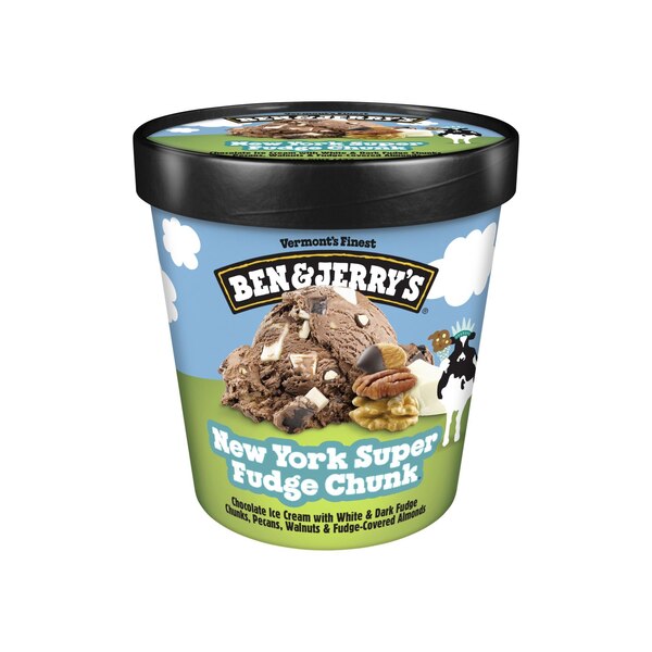 Ben & Jerry's, New York Super Fudge Chunk Ice Cream Pint, 16 oz