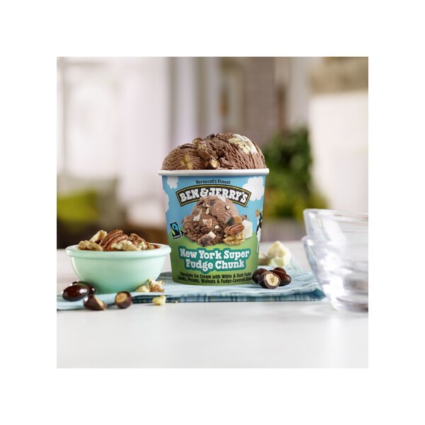 Ben & Jerry's, New York Super Fudge Chunk Ice Cream Pint, 16 oz