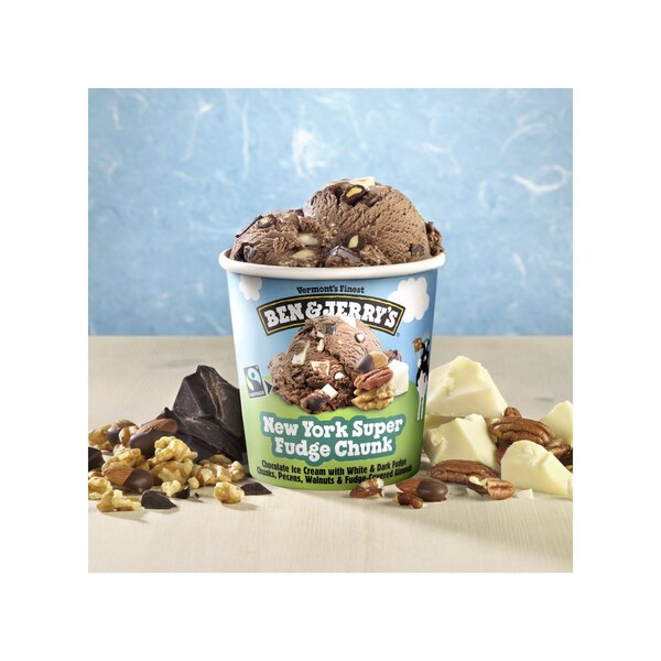 Ben & Jerry's, New York Super Fudge Chunk Ice Cream Pint, 16 oz