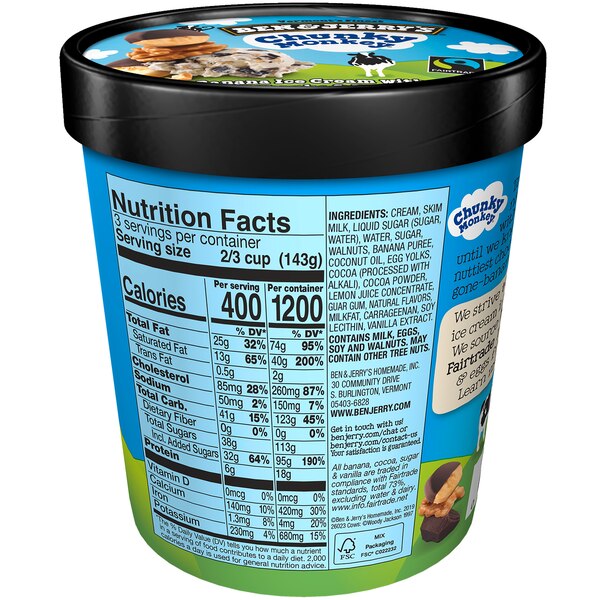 Ben & Jerry's Ice Cream Pint, 16 oz
