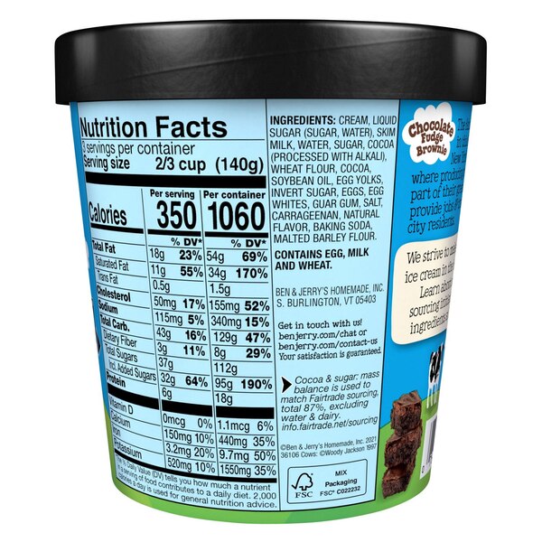 Ben & Jerry's Ice Cream Pint, 16 OZ