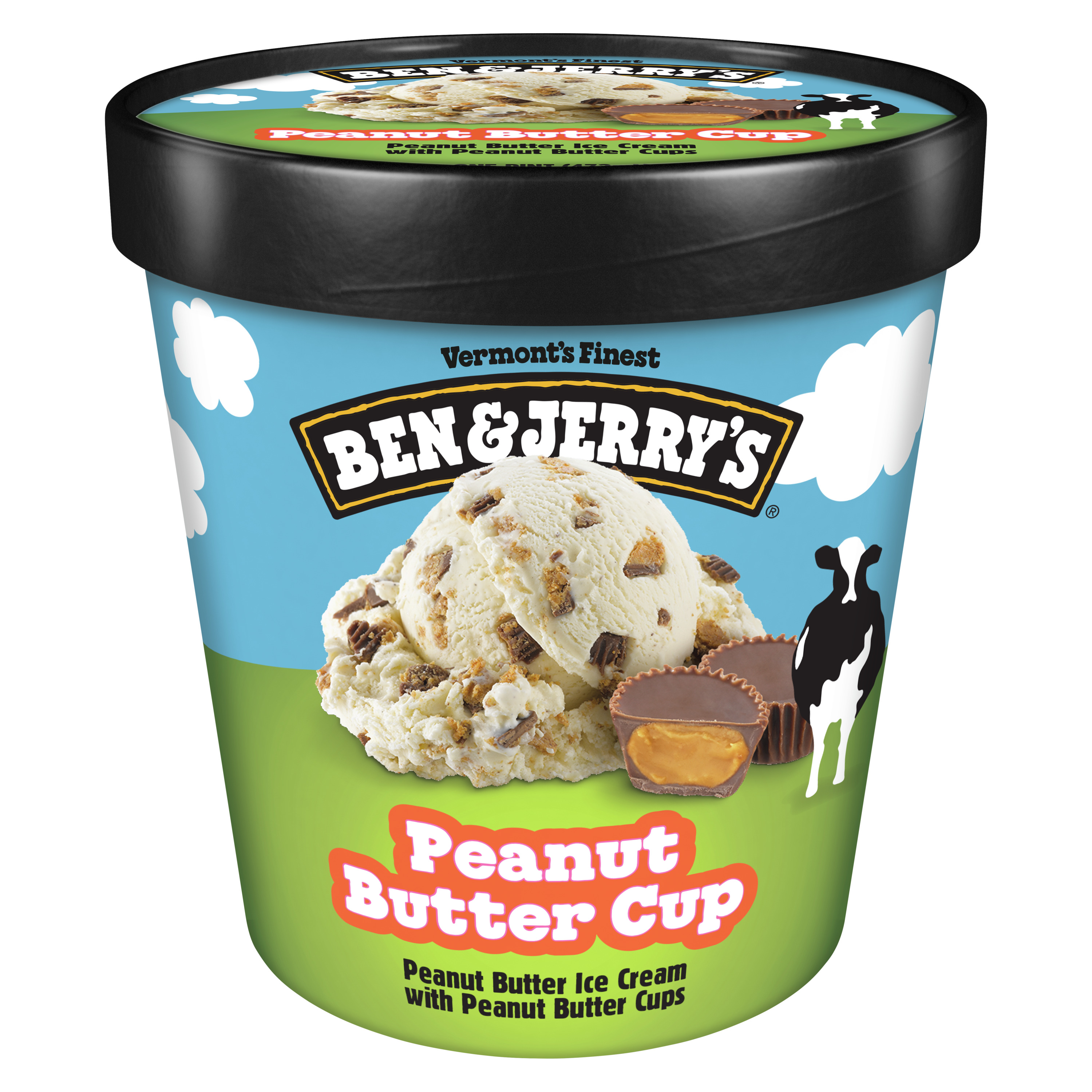 Ben & Jerry's Non-GMO Ice Cream Pint, Peanut Butter Cup , 16 OZ
