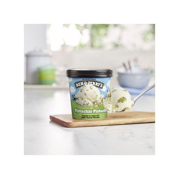 Ben & Jerry's Pistachio Ice Cream Pint, 16 oz