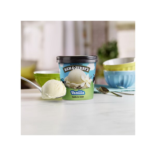 Ben & Jerry's, Vanilla Ice Cream Pint, 16 oz