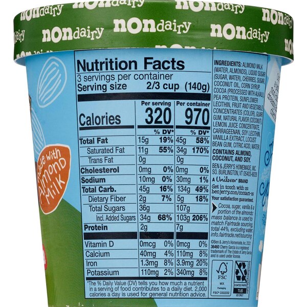 Ben & Jerry's Non-Dairy Cherry Garcia Frozen Dessert, 16 oz
