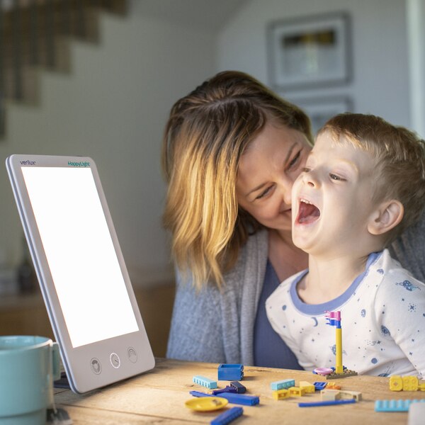 Verilux HappylightLuxe 10,000 Lux Bright White Light Therapy Lamp
