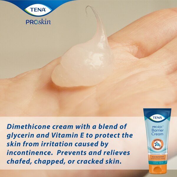 Tena ProSkin Barrier Cream for Fragile Skin Fragrance Free