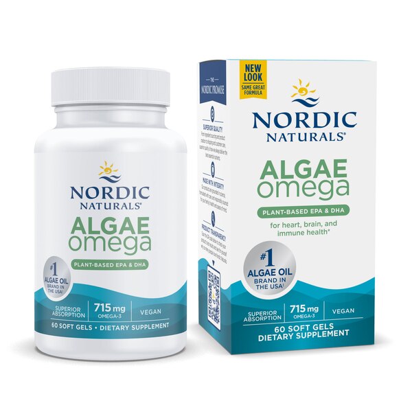 Nordic Naturals Algae Omega Softgels, 60 CT