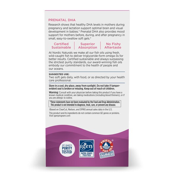 Nordic Naturals Prenatal DHA Softgels, 90 CT