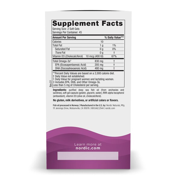 Nordic Naturals Prenatal DHA Softgels, 90 CT