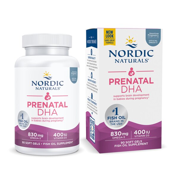 Nordic Naturals Prenatal DHA Softgels, 90 CT