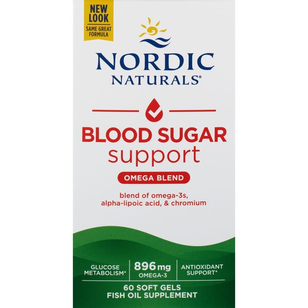 Nordic Naturals Blood Sugar Support, 60 CT