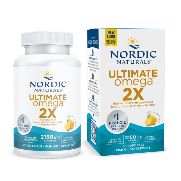 Nordic Naturals Ultimate Omega 2x Softgels, 60 CT
