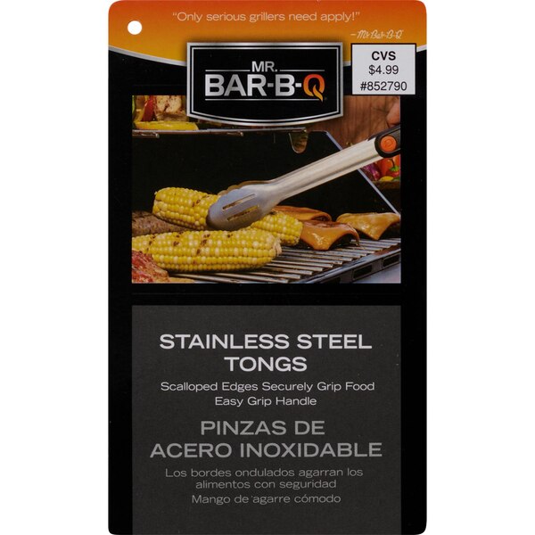 Mr. Bar-B-Q Stainless Steel Tongs